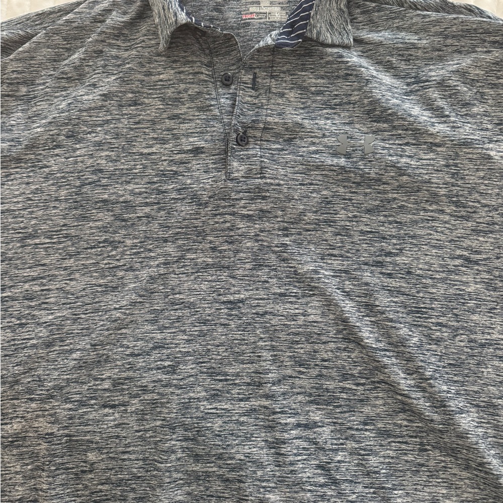 Under Armour Men's Blue Polo Shirt XXL